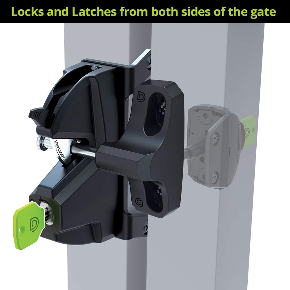 Lockets D&D double côté LokkLatch® PLUS - Clotures.Shop