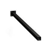 Poteaux 2x2 Acier Galvanisé sur Plaque - Clotures.Shop